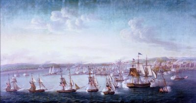 Bombardeo de Trípoli de Michele Felice Corne